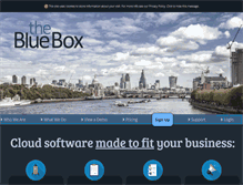 Tablet Screenshot of bluebox.co.za