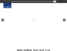 Tablet Screenshot of bluebox.de