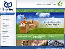 Tablet Screenshot of bluebox.com.mx