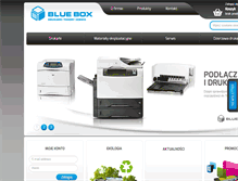 Tablet Screenshot of bluebox.com.pl